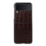 Custodia per telefono in pelle di vacchetta di coccodrillo, For Samsung Galaxy S22 5G, For Samsung Galaxy S22+ 5G, For Samsung Galaxy S22 Ultra 5G, For Samsung Galaxy Z Flip 3 5G, For Samsung Galaxy Z Fold2 5G, For Samsung Galaxy Z Fold3 5G            ...