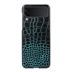 Custodia per telefono in pelle di vacchetta di coccodrillo, For Samsung Galaxy S22 5G, For Samsung Galaxy S22+ 5G, For Samsung Galaxy S22 Ultra 5G, For Samsung Galaxy Z Flip 3 5G, For Samsung Galaxy Z Fold2 5G, For Samsung Galaxy Z Fold3 5G            ...