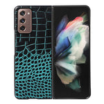 Custodia per telefono in pelle di vacchetta di coccodrillo, For Samsung Galaxy S22 5G, For Samsung Galaxy S22+ 5G, For Samsung Galaxy S22 Ultra 5G, For Samsung Galaxy Z Flip 3 5G, For Samsung Galaxy Z Fold2 5G, For Samsung Galaxy Z Fold3 5G            ...