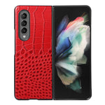 Custodia per telefono in pelle di vacchetta di coccodrillo, For Samsung Galaxy S22 5G, For Samsung Galaxy S22+ 5G, For Samsung Galaxy S22 Ultra 5G, For Samsung Galaxy Z Flip 3 5G, For Samsung Galaxy Z Fold2 5G, For Samsung Galaxy Z Fold3 5G            ...