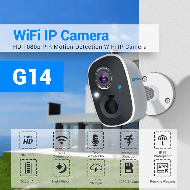 Telecamera WiFi Full HD 1080P con visione notturna AI
