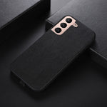 Custodia per telefono in PU con struttura in legno, For Samsung Galaxy S22 5G, For Samsung Galaxy S22+ 5G, For Samsung Galaxy S22 Ultra 5G, For Samsung Galaxy Z Flip 3 5G, For Samsung Galaxy Z Fold2 5G, For Samsung Galaxy Z Fold3 5G                    ...