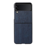 Custodia per telefono in PU con struttura in legno, For Samsung Galaxy S22 5G, For Samsung Galaxy S22+ 5G, For Samsung Galaxy S22 Ultra 5G, For Samsung Galaxy Z Flip 3 5G, For Samsung Galaxy Z Fold2 5G, For Samsung Galaxy Z Fold3 5G                    ...