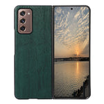 Custodia per telefono in PU con struttura in legno, For Samsung Galaxy S22 5G, For Samsung Galaxy S22+ 5G, For Samsung Galaxy S22 Ultra 5G, For Samsung Galaxy Z Flip 3 5G, For Samsung Galaxy Z Fold2 5G, For Samsung Galaxy Z Fold3 5G                    ...
