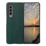 Custodia per telefono in PU con struttura in legno, For Samsung Galaxy S22 5G, For Samsung Galaxy S22+ 5G, For Samsung Galaxy S22 Ultra 5G, For Samsung Galaxy Z Flip 3 5G, For Samsung Galaxy Z Fold2 5G, For Samsung Galaxy Z Fold3 5G                    ...