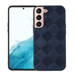 Custodia in PU scozzese intrecciata per smartphone compatibili