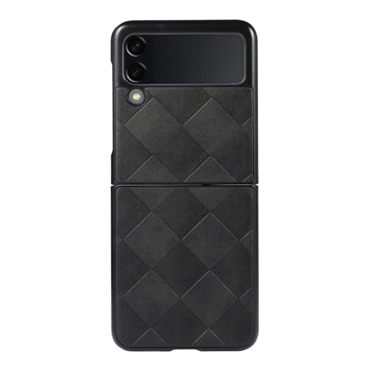 Custodia in PU scozzese intrecciata per smartphone compatibili