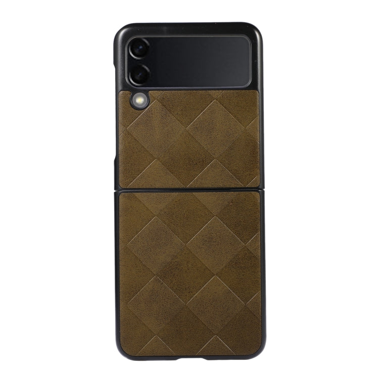 Custodia in PU scozzese intrecciata per smartphone compatibili