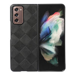 Custodia in PU scozzese intrecciata per smartphone compatibili