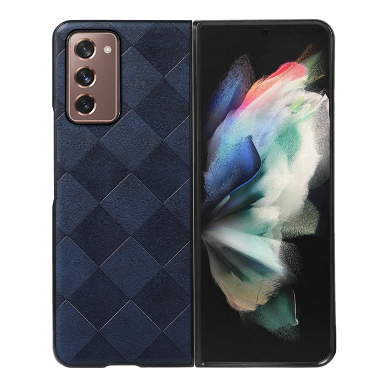 Custodia in PU scozzese intrecciata per smartphone compatibili