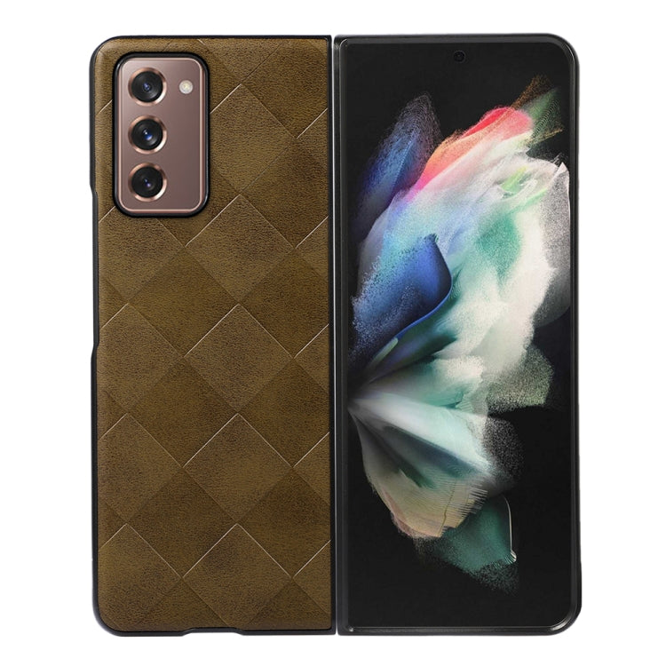 Custodia in PU scozzese intrecciata per smartphone compatibili