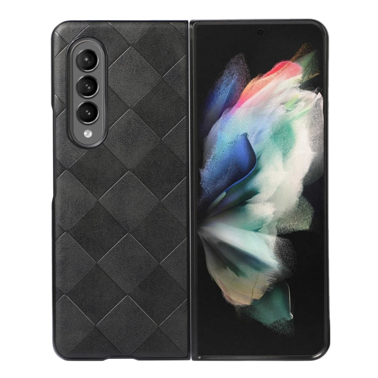 Custodia in PU scozzese intrecciata per smartphone compatibili
