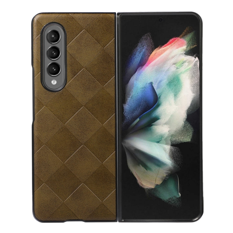 Custodia in PU scozzese intrecciata per smartphone compatibili