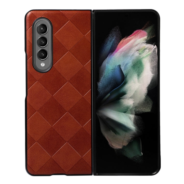 Custodia per telefono in PU scozzese intrecciata, For Samsung Galaxy S22 5G, For Samsung Galaxy S22+ 5G, For Samsung Galaxy S22 Ultra 5G, For Samsung Galaxy Z Flip 3 5G, For Samsung Galaxy Z Fold2 5G, For Samsung Galaxy Z Fold3 5G