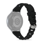 Cinturino in silicone con fibbia ad anello, 20mm, 22mm
