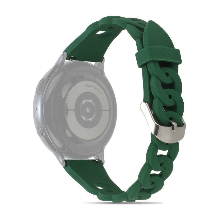 Cinturino in silicone con fibbia ad anello, 20mm, 22mm
