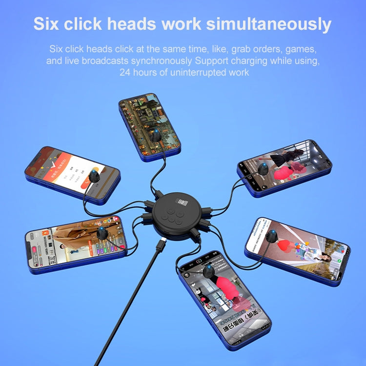 Display digitale universale G30 come dispositivo Clicker automatico per telefono cellulare, G30 One Machine with Five Head, G30 One Machine with One Head, G30 One Machine with Two Head, G30 G30 One Machine with Three Head, G30 One Machine with Four Hea...