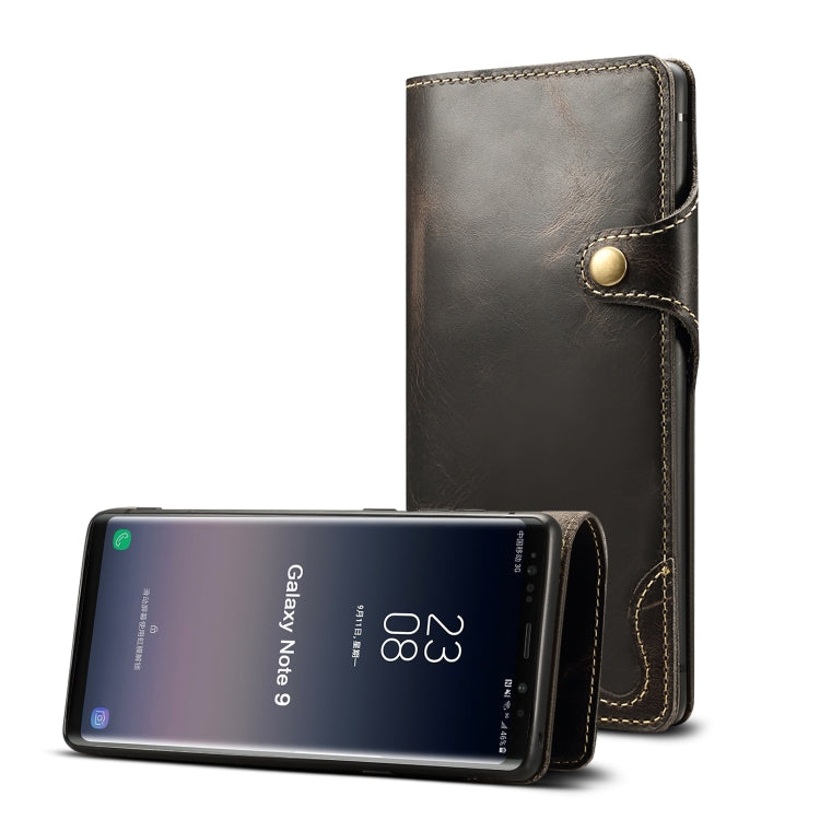 Custodia portafoglio in pelle bovina per smartphone compatibili