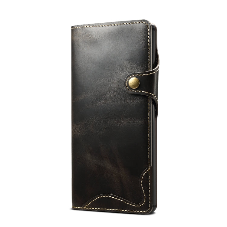 Custodia portafoglio in pelle per iPhone 11 e Galaxy Note 10