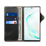 Custodia portafoglio in pelle per iPhone 11 e Galaxy Note 10
