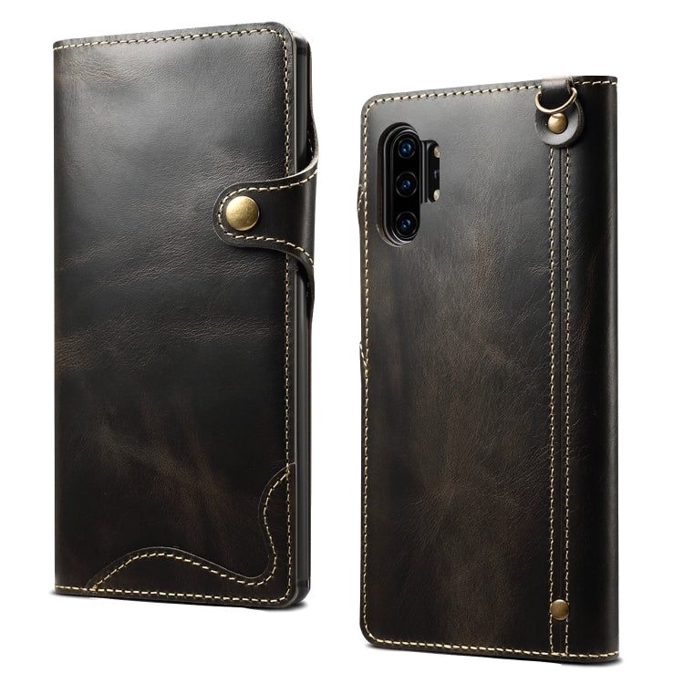 Custodia portafoglio in pelle per iPhone 11 e Galaxy Note 10