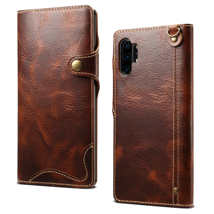 Custodia portafoglio in pelle per iPhone 11 e Galaxy Note 10