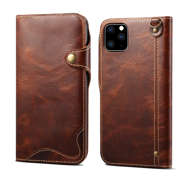 Custodia portafoglio in pelle per iPhone 11 e Galaxy Note 10