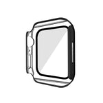 Placcatura elettrolitica opaca All-inclusive PC + cassa dell'orologio in vetro temperato, For Apple Watch Series 9 / 8 / 7 41mm, For Apple Watch Series 9 / 8 / 7 45mm