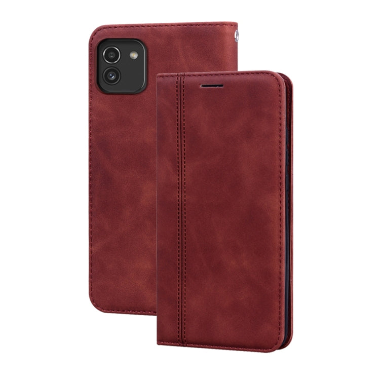 Custodia per telefono in pelle con vibrazione magnetica da lavoro smerigliata, For Xiaomi Redmi Note 11 / Note 11S, For Samsung Galaxy A03 Core, For Samsung Galaxy A03s 164mm, For Samsung Galaxy A03 164mm