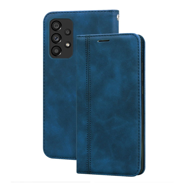 Custodia per telefono in pelle con vibrazione magnetica da lavoro smerigliata, For Samsung Galaxy A33 5G, For Samsung Galaxy A53 5G