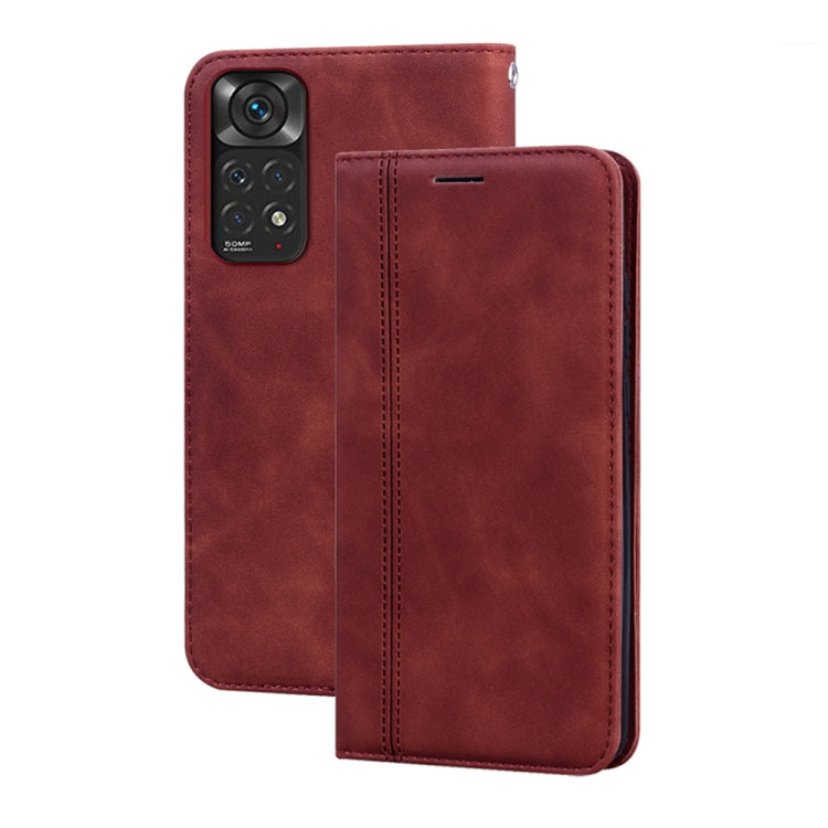 Custodia per telefono in pelle con vibrazione magnetica da lavoro smerigliata, For Xiaomi Redmi Note 11 / Note 11S, For Samsung Galaxy A03 Core, For Samsung Galaxy A03s 164mm, For Samsung Galaxy A03 164mm