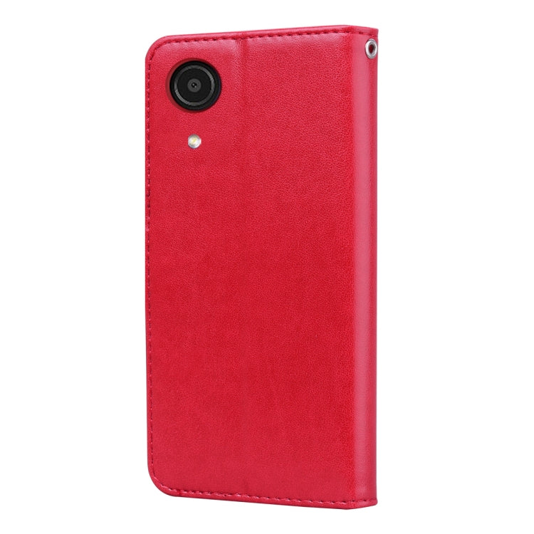Custodia per telefono in pelle goffrata rosa, For Samsung Galaxy A03 Core, For Samsung Galaxy A03s 164mm, For Samsung Galaxy A03 164mm, For Samsung Galaxy A33 5G