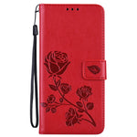 Custodia per telefono in pelle goffrata rosa, For Samsung Galaxy A53 5G, For Redmi Note 11 Global Version / Note 11S 4G Global Version
