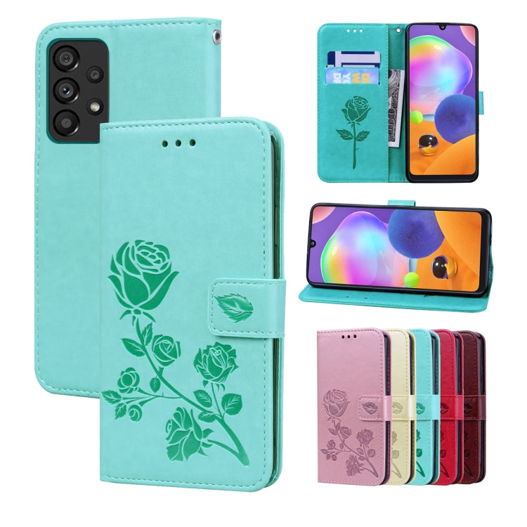 Custodia per telefono in pelle goffrata rosa, For Samsung Galaxy A53 5G, For Redmi Note 11 Global Version / Note 11S 4G Global Version