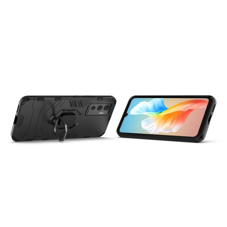 Supporto per anello magnetico PC + custodia per telefono in TPU, For vivo S10e 5G, For OnePlus Nord CE 2 5G, For OPPO Find X5 Pro, For OPPO Realme 9 Pro, For OPPO Realme 9 Pro+