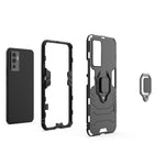 Supporto per anello magnetico PC + custodia per telefono in TPU, For vivo S10e 5G, For OnePlus Nord CE 2 5G, For OPPO Find X5 Pro, For OPPO Realme 9 Pro, For OPPO Realme 9 Pro+