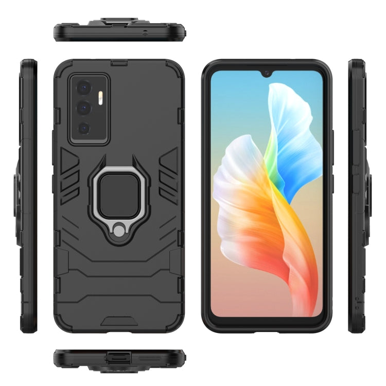 Supporto per anello magnetico PC + custodia per telefono in TPU, For vivo S10e 5G, For OnePlus Nord CE 2 5G, For OPPO Find X5 Pro, For OPPO Realme 9 Pro, For OPPO Realme 9 Pro+