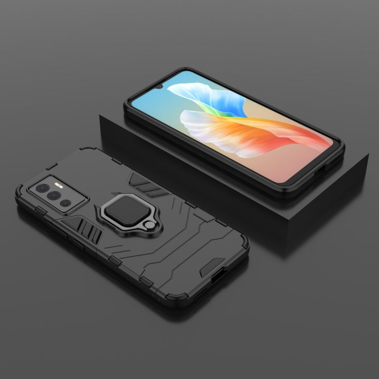 Supporto per anello magnetico PC + custodia per telefono in TPU, For vivo S10e 5G, For OnePlus Nord CE 2 5G, For OPPO Find X5 Pro, For OPPO Realme 9 Pro, For OPPO Realme 9 Pro+