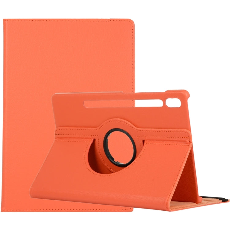 Custodia per tablet in pelle Litchi con rotazione a 360 gradi, For Samsung Galaxy Tab S8 Ultra
