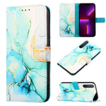 Cassa del telefono di cuoio di vibrazione del modello di marmo PT003, For Nokia XR 20, For OnePlus Nord 2 5G, For OnePlus Nord CE 5G, For OnePlus Nord N20 5G & OPPO A96 5G / Reno7 Z