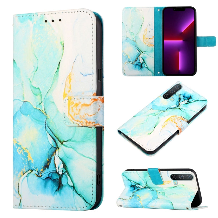 Cassa del telefono di cuoio di vibrazione del modello di marmo PT003, For Nokia XR 20, For OnePlus Nord 2 5G, For OnePlus Nord CE 5G, For OnePlus Nord N20 5G & OPPO A96 5G / Reno7 Z