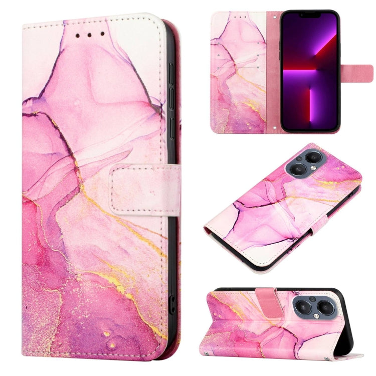 Cassa del telefono di cuoio di vibrazione del modello di marmo PT003, For Nokia XR 20, For OnePlus Nord 2 5G, For OnePlus Nord CE 5G, For OnePlus Nord N20 5G & OPPO A96 5G / Reno7 Z