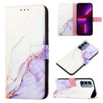 Cassa del telefono di cuoio di vibrazione del modello di marmo PT003, For OnePlus Nord N200 5G & OPPO A74 5G, For OnePlus 10 Pro 5G
