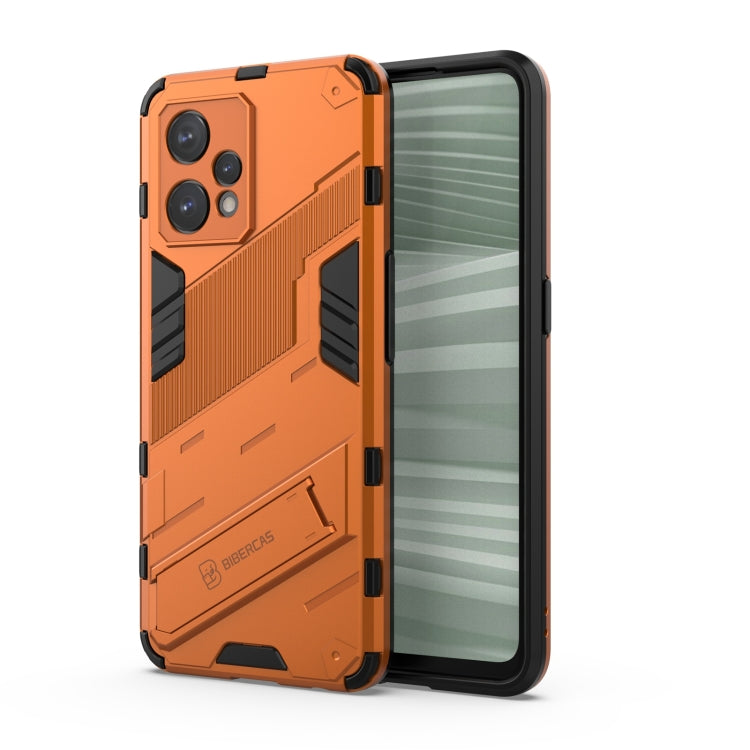 Punk Armor 2 in 1 PC + custodia per telefono antiurto in TPU con supporto invisibile, For Realme 9 Pro+, For OPPO Realme 9 Pro, For Realme 9 Pro