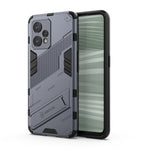 Punk Armor 2 in 1 PC + custodia per telefono antiurto in TPU con supporto invisibile, For Realme 9 Pro+, For OPPO Realme 9 Pro, For Realme 9 Pro