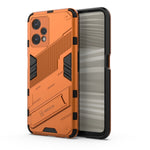 Punk Armor 2 in 1 PC + custodia per telefono antiurto in TPU con supporto invisibile, For Realme 9 Pro+, For OPPO Realme 9 Pro, For Realme 9 Pro