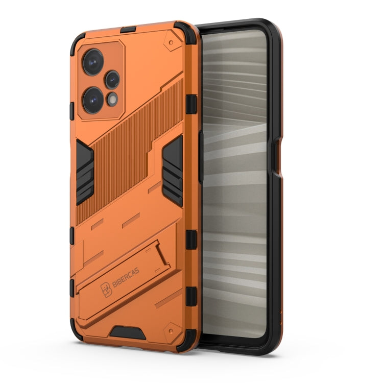 Punk Armor 2 in 1 PC + custodia per telefono antiurto in TPU con supporto invisibile, For Realme 9 Pro+, For OPPO Realme 9 Pro, For Realme 9 Pro
