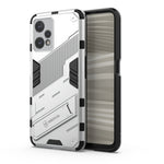 Punk Armor 2 in 1 PC + custodia per telefono antiurto in TPU con supporto invisibile, For Realme 9 Pro+, For OPPO Realme 9 Pro, For Realme 9 Pro