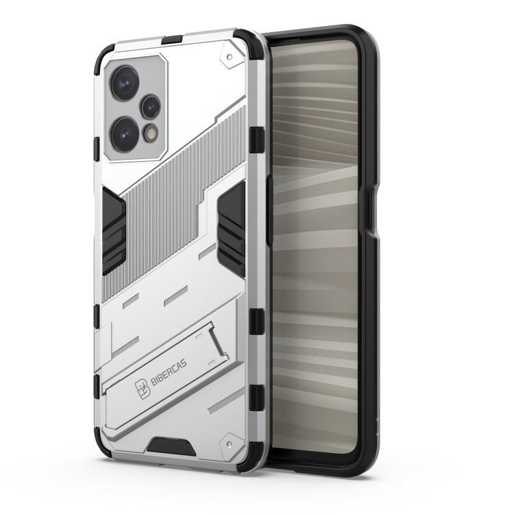 Punk Armor 2 in 1 PC + custodia per telefono antiurto in TPU con supporto invisibile, For Realme 9 Pro+, For OPPO Realme 9 Pro, For Realme 9 Pro