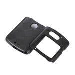 Custodia per telefono in PU scozzese intrecciata, For LG Wing 5G, For Motorola Moto Razr 5G